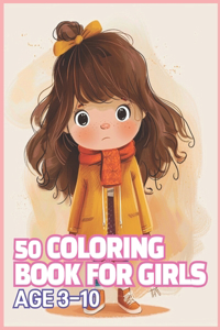 50 Coloring Book for Girls