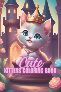 Cute cats coloring book for kids