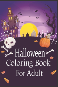 Halloween Coloring Book for Adult