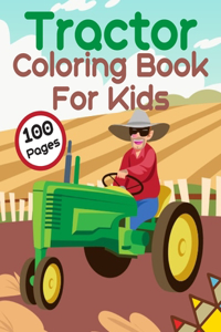 Tractor Coloring Book For Kids