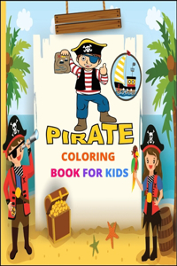 Pirate coloring book for kids