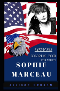 Sophie Marceau Americana Coloring Book for Adults