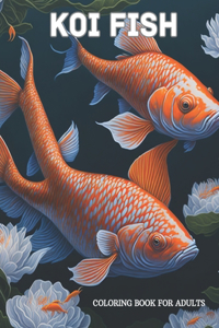 Koi Fish Coloring Book