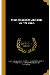 Mathematische Annalen, Vierter Band.