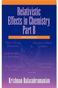 Relativistic Effects in Chemistry, Applications