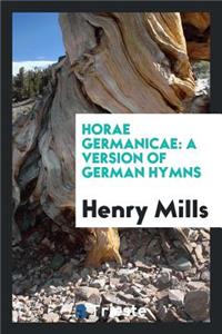 Horae Germanicae