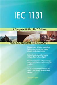 IEC 1131 A Complete Guide - 2020 Edition