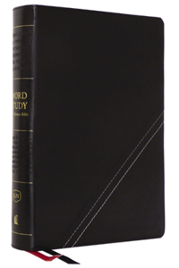 Kjv, Word Study Reference Bible, Leathersoft, Black, Red Letter, Comfort Print