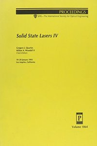 Solid State Lasers Iv