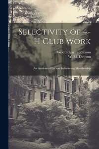 Selectivity of 4-H Club Work