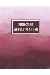 2019-2020 Weekly Planner