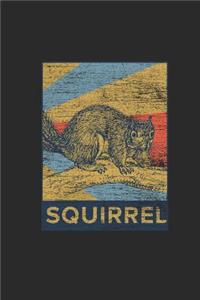 Squirrel: Dotted Bullet Grid Notebook / Journal (6 X 9 -120 Pages) - Gift Idea for Animal Lover And Squirrel Fans