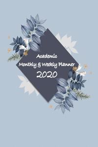 Academic Monthly & Weekly Planner 2020