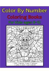 Color By Number Coloring Books For Kids ages 8-12
