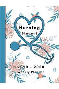 Nursing Student 2019-2020 Weekly Planner