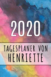 2020 Tagesplaner von Henriette