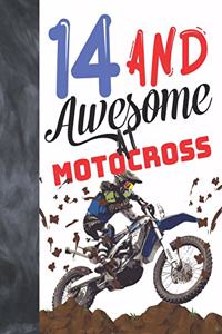 14 And Awesome At Motocross