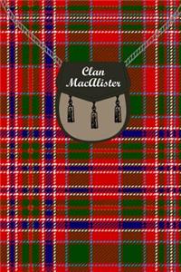 Clan MacAlister Tartan Journal/Notebook