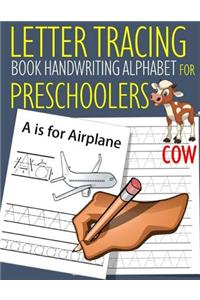 Letter Tracing Book Handwriting Alphabet for Preschoolers COW