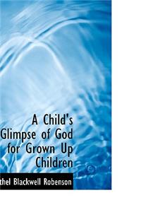 A Child's Glimpse of God for Grown Up Children