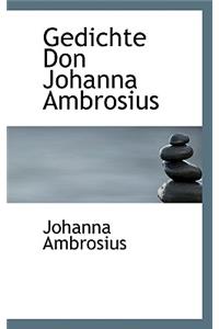 Gedichte Don Johanna Ambrosius