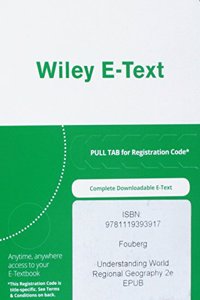 Understanding World Regional Geography 2e Epub Reg Card