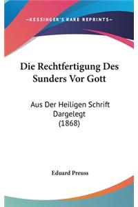 Die Rechtfertigung Des Sunders VOR Gott