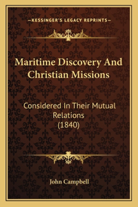 Maritime Discovery And Christian Missions