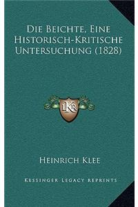 Die Beichte, Eine Historisch-Kritische Untersuchung (1828)