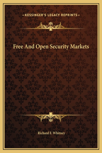 Free And Open Security Markets