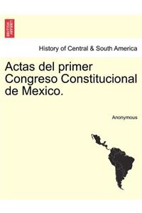 Actas del primer Congreso Constitucional de Mexico. Tomo 4.