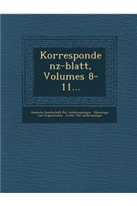 Korrespondenz-Blatt, Volumes 8-11...