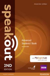 Speakout Advanced 2nd Edition Students' Book with DVD-ROM and MyEnglishLab Access Code Pack