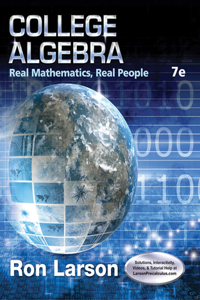 Bundle: College Algebra: Real Mathematics, Real People, 7th + Webassign Printed Access Card for Larson's College Algebra: Real Mathematics, Real People, 7th Edition, Single-Term