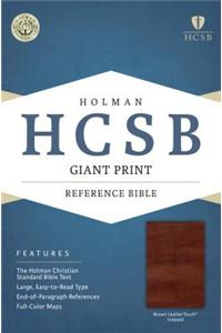 Giant Print Reference Bible-HCSB