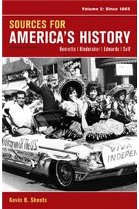 Sources for America's History, Volume 2