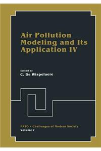Air Pollution Modeling and Its Application IV