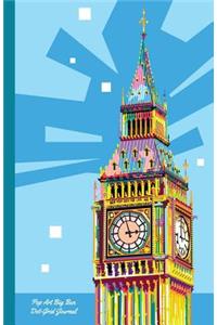 Pop Art Big Ben Dot-Grid Journal
