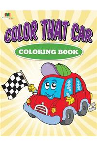 Color That Car Coloring Book