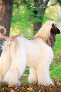 Afghan Hound May Notebook Afghan Hound Record, Log, Diary, Special Memories, To Do List, Academic Notepad, Scrapbook & More