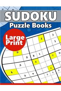 Sudoku Puzzle Books LARGE Print