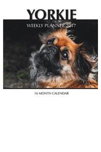 Yorkie Weekly Planner 2017