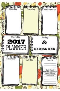 2017 Planner Coloring Book