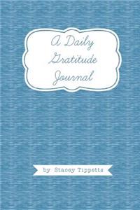 A Daily Gratitude Journal - Blue Cover