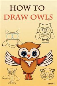 How to Draw Owls: The Step-By-Step Owl Drawing Book