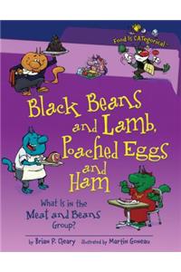 Black Beans and Lamb, Poached Eggs and Ham