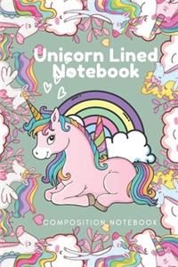 Unicorn Lined Notebook - Composition Notebook
