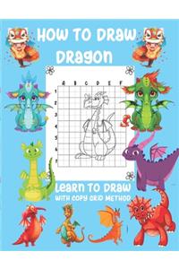 How To Draw Dragon Learn To Draw With Copy Grid Method