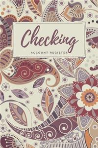 Checking Account Register