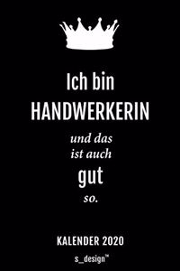 Kalender 2020 für Handwerker / Handwerkerin
